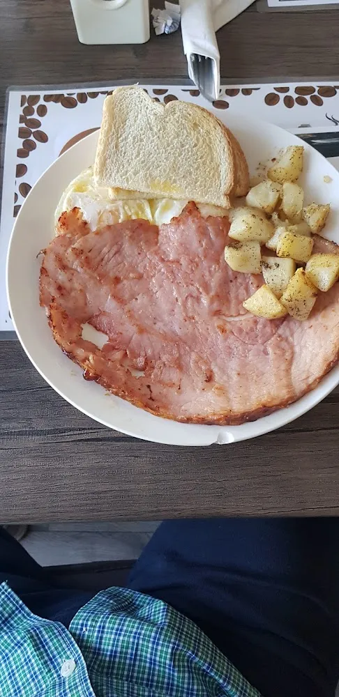 Ham Steak Home Fries Eggs Any Style