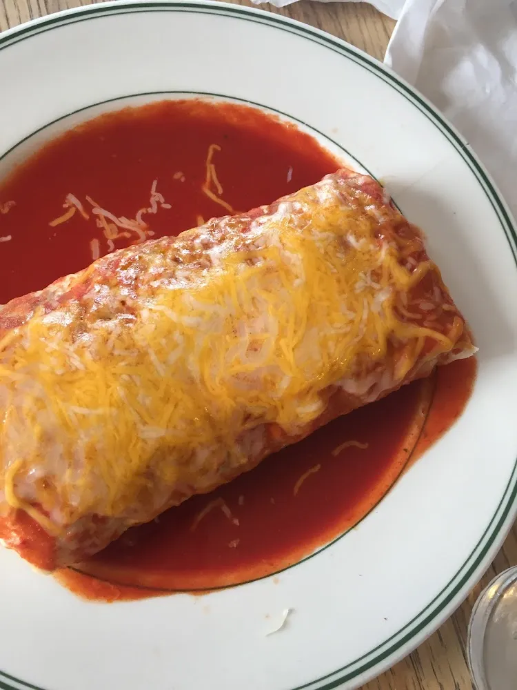Wet Burrito Shredded Beef or Chicken